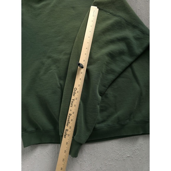 Vintage 90s Ducks Unlimited Green Crewneck Sweatshirt Heavyweight FotL XXL - Picture 13 of 14